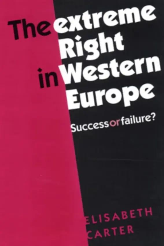 Extreme Right in Western Europe - Carter, Elisabeth