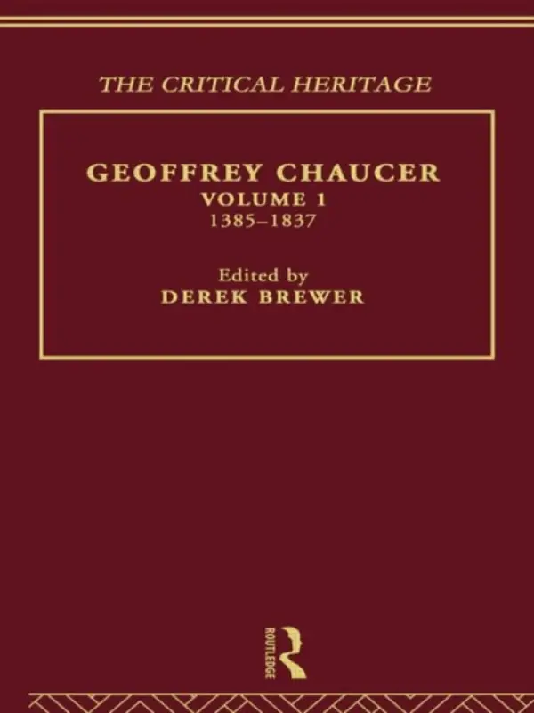 Geoffrey Chaucer - Brewer, Derek