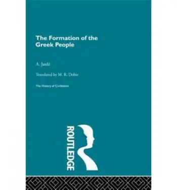 Formation of the Greek People - Jarde, A.