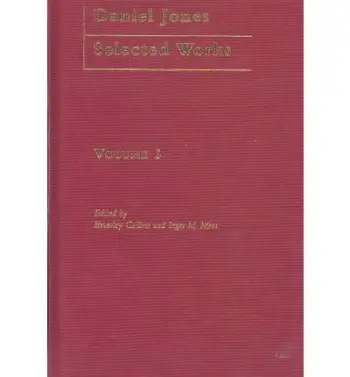 Daniel Jones, Selected Works: Volume III