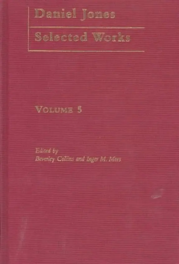 Daniel Jones, Selected Works: Volume V