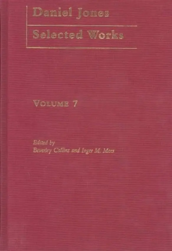 Daniel Jones, Selected Works: Volume VII
