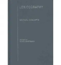 Lexicography