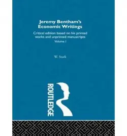 Jeremy Bentham's Economic Writings