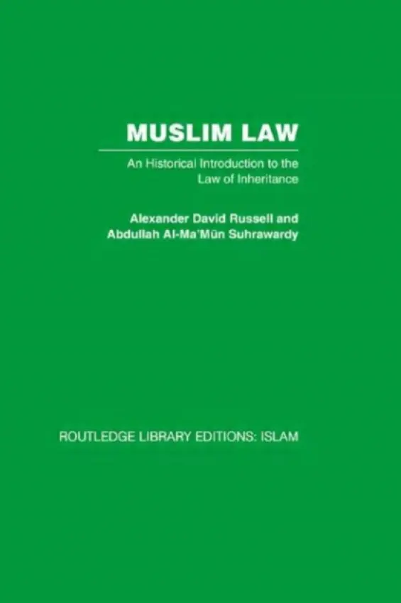 Muslim Law - Russell, Alexander David