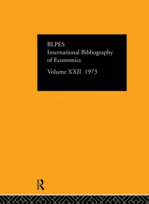 IBSS: Economics: 1973 Volume 22 - International Committee for Social Science Information and Documentation