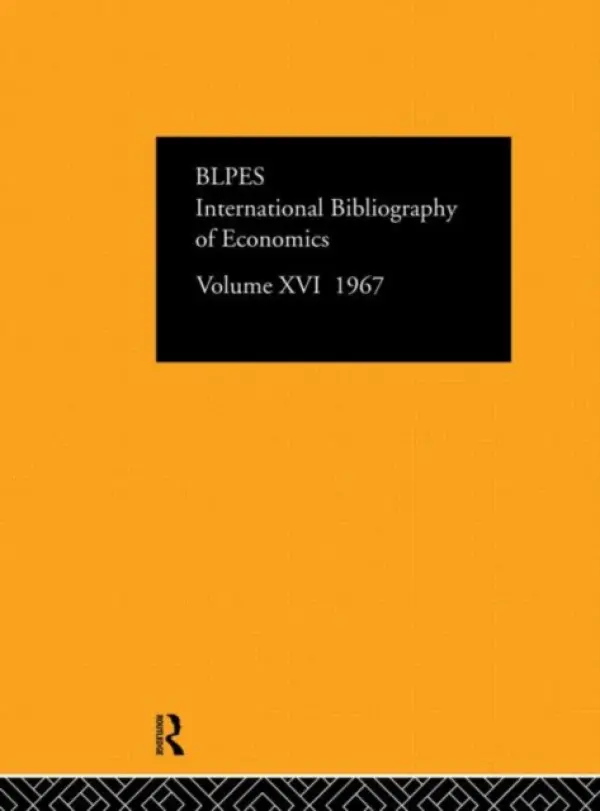 IBSS: Economics: 1967 Volume 16 - International Committee for Social Science Information and Documentation