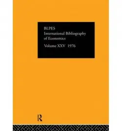IBSS: Economics: 1976 Volume 25 - International Committee for Social Science Information and Documentation