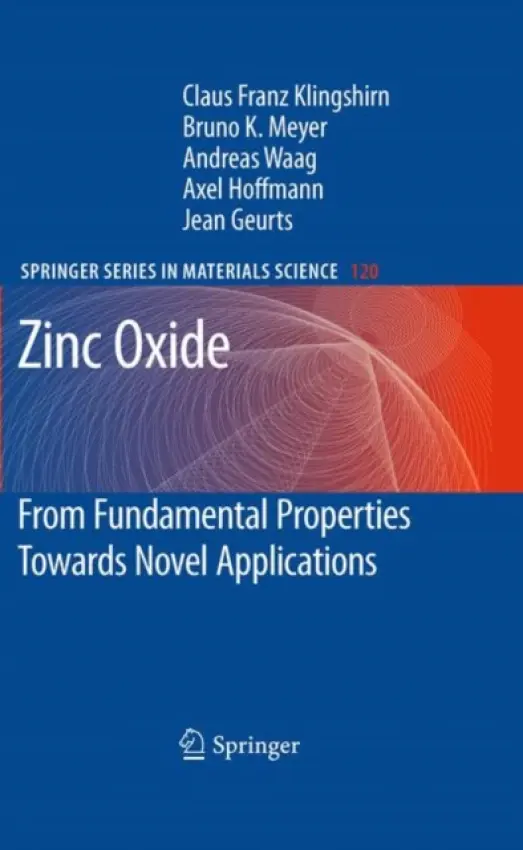 Zinc Oxide - Klingshirn, Claus F. a Waag, Andreas a Hoffmann, Axel a Geurts, Jean
