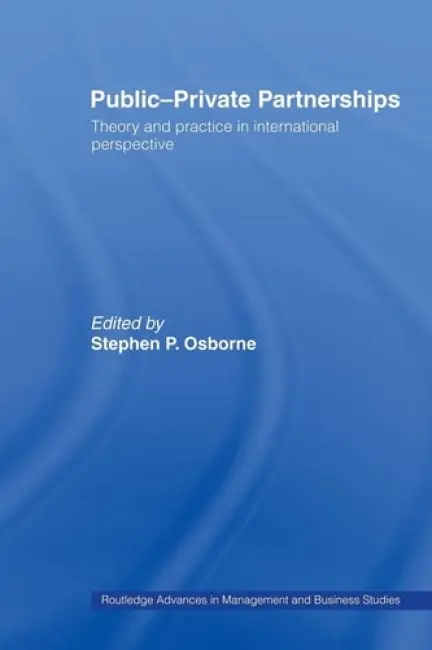 Public-Private Partnerships - Osborne, Stephen