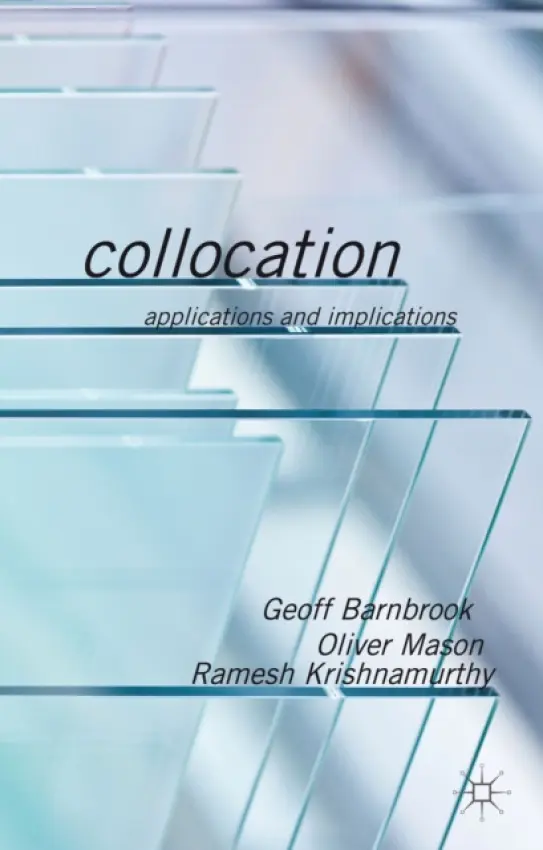 Collocation - Barnbrook, G. a Mason, O. a Krishnamurthy, R.