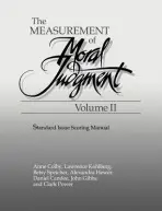 Measurement of Moral Judgement: Volume 2, Standard Issue Scoring Manual - Colby, Ann a Kohlberg, Lawrence a Speicher, Betsy a Hewer, Alexandra a Candee, Daniel a Gibbs, John a Power, Clark
