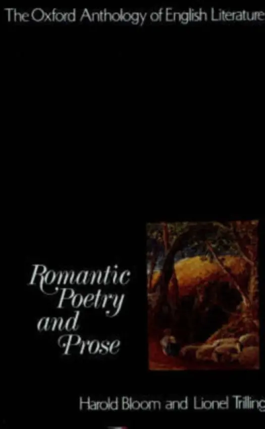 Romantic Poetry and Prose