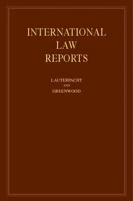 International Law Reports: Volume 140