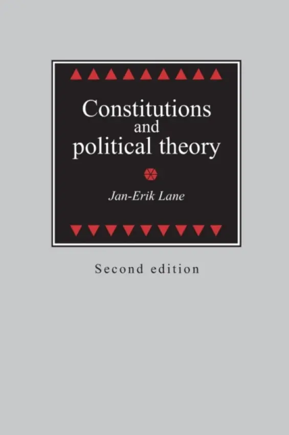 Constitutions and Political Theory - Lane, Jan-Erik