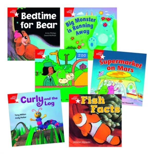 Learn at Home:Star Reading Red Level Pack (5 fiction and 1 non-fiction book) - Phillips, Anne a Kelly, Maolisa a Willis, Jeanne a Warren, Celia a Mitton, Tony a Hawes, Alison