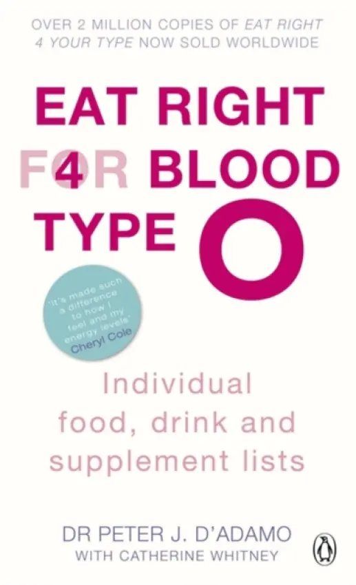 Eat Right for Blood Type O - D'Adamo, Peter J.