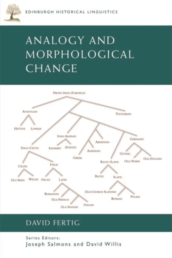 Analogy and Morphological Change - Fertig, David L (Associate Professor, University at Buffalo, The State University New York)