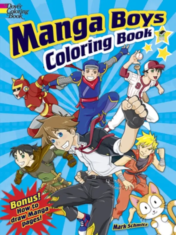 Manga Boys Coloring Book - Schmitz, Mark