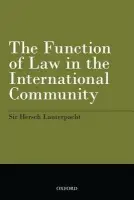Function of Law in the International Community - Lauterpacht, Hersch