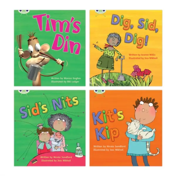 Learn to Read at Home with Bug Club Phonics: Pack 1 (Pack of 4 fiction books) - Hughes, Monica a Sandford, Nicola a Willis, Jeanne