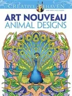 Creative Haven Art Nouveau Animal Designs Coloring Book - Noble, Marty