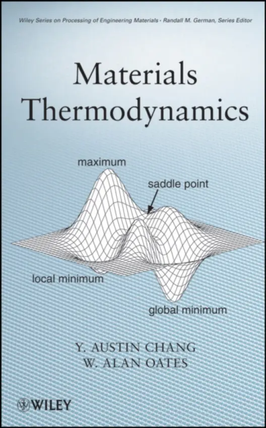 Materials Thermodynamics - Chang, Y. Austin a Oates, W. Alan