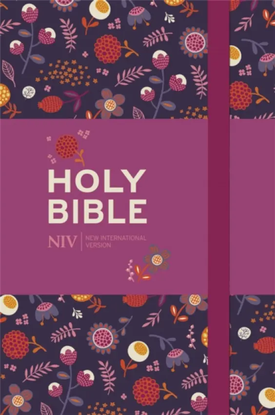 NIV Pocket Floral Notebook Bible - New International Version