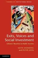 Exits, Voices and Social Investment - Dowding, Keith a John, Peter (University College London)