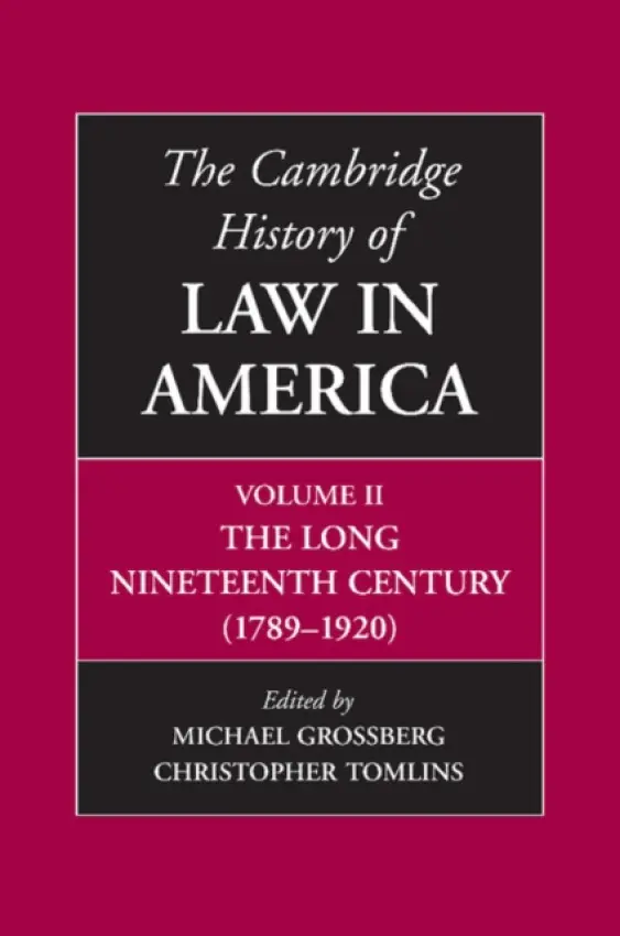 Cambridge History of Law in America