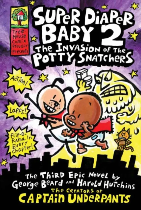 Super Diaper Baby 2 The Invasion of the Potty Snatchers - Pilkey, Dav