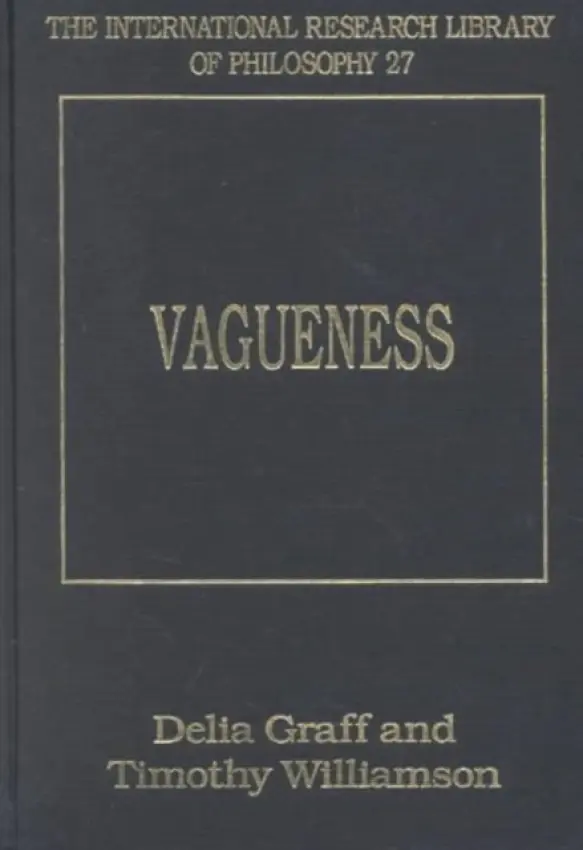 Vagueness - Graff, Delia a Williamson, Timothy
