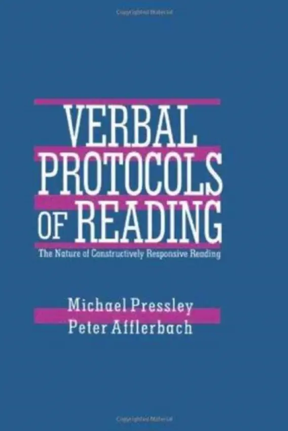 Verbal Protocols of Reading - Pressley, Michael a Afflerbach, Peter