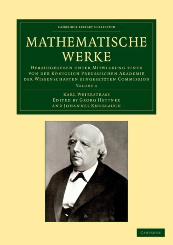 Mathematische Werke - Weierstrass, Karl