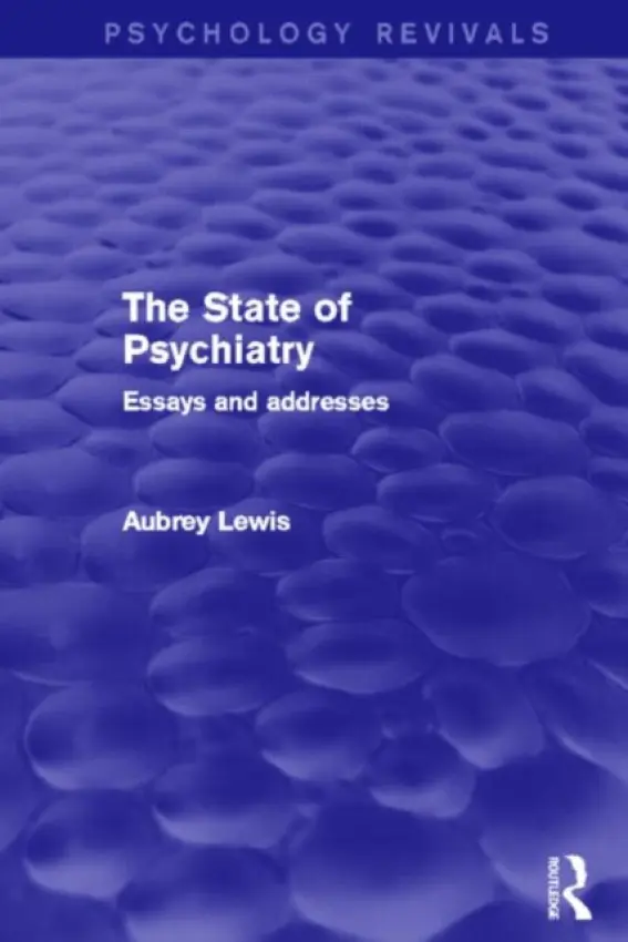 State of Psychiatry - Lewis, Aubrey