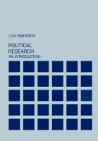 Political Research - Harrison, Lisa a Startin, Nicholas