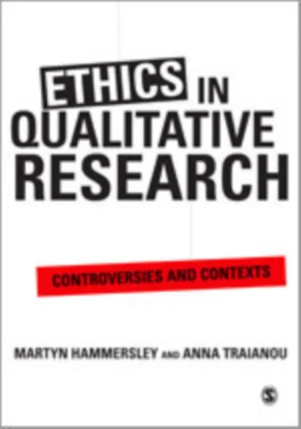 Ethics in Qualitative Research - Hammersley, Martyn a Traianou, Anna