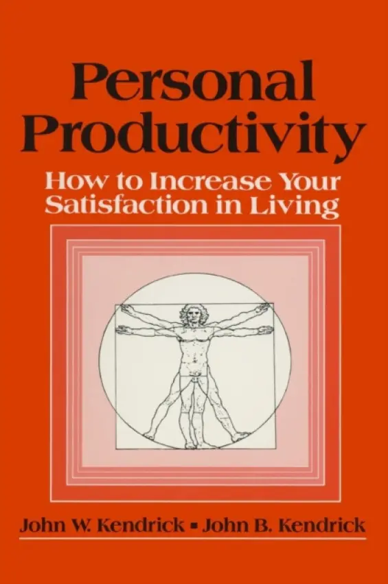Personal Productivity - Kendrick, John W. a Kendrick, J. B.