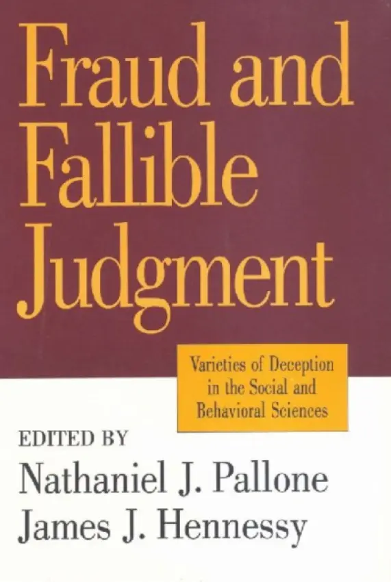 Fraud and Fallible Judgement - Marsland, David
