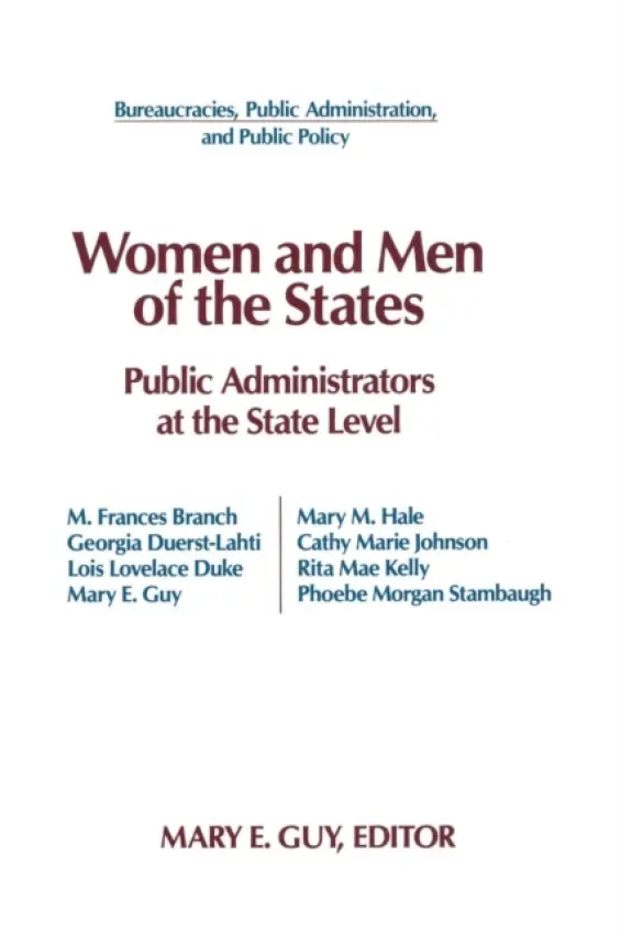 Women and Men of the States - Guy, Mary E. a Meier, Kenneth J