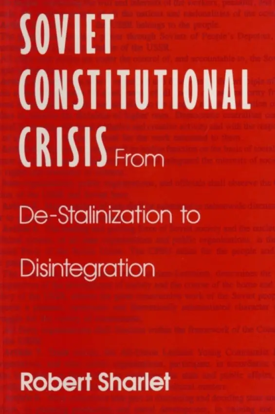 Soviet Constitutional Crisis - Sharlet, Robert