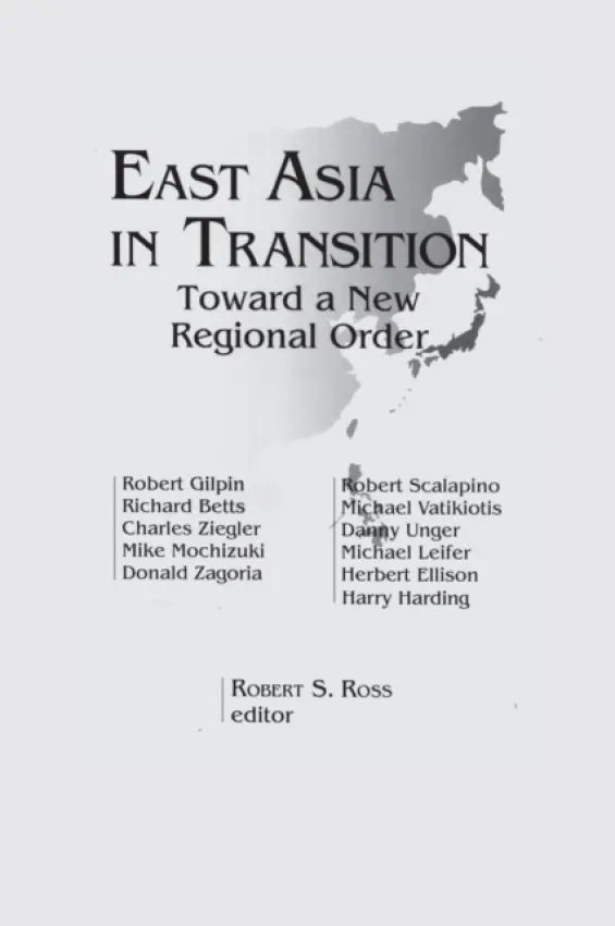 East Asia in Transition: - Ross, Robert S.