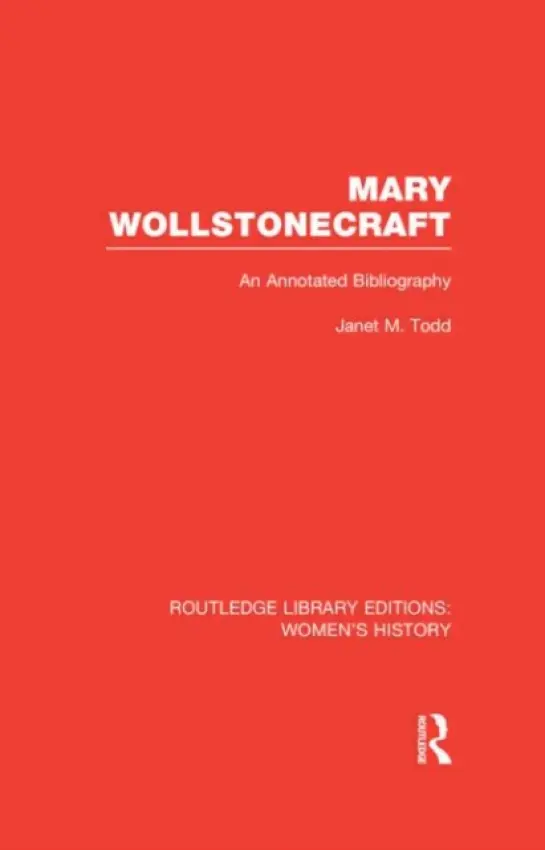 Mary Wollstonecraft - Todd, Janet