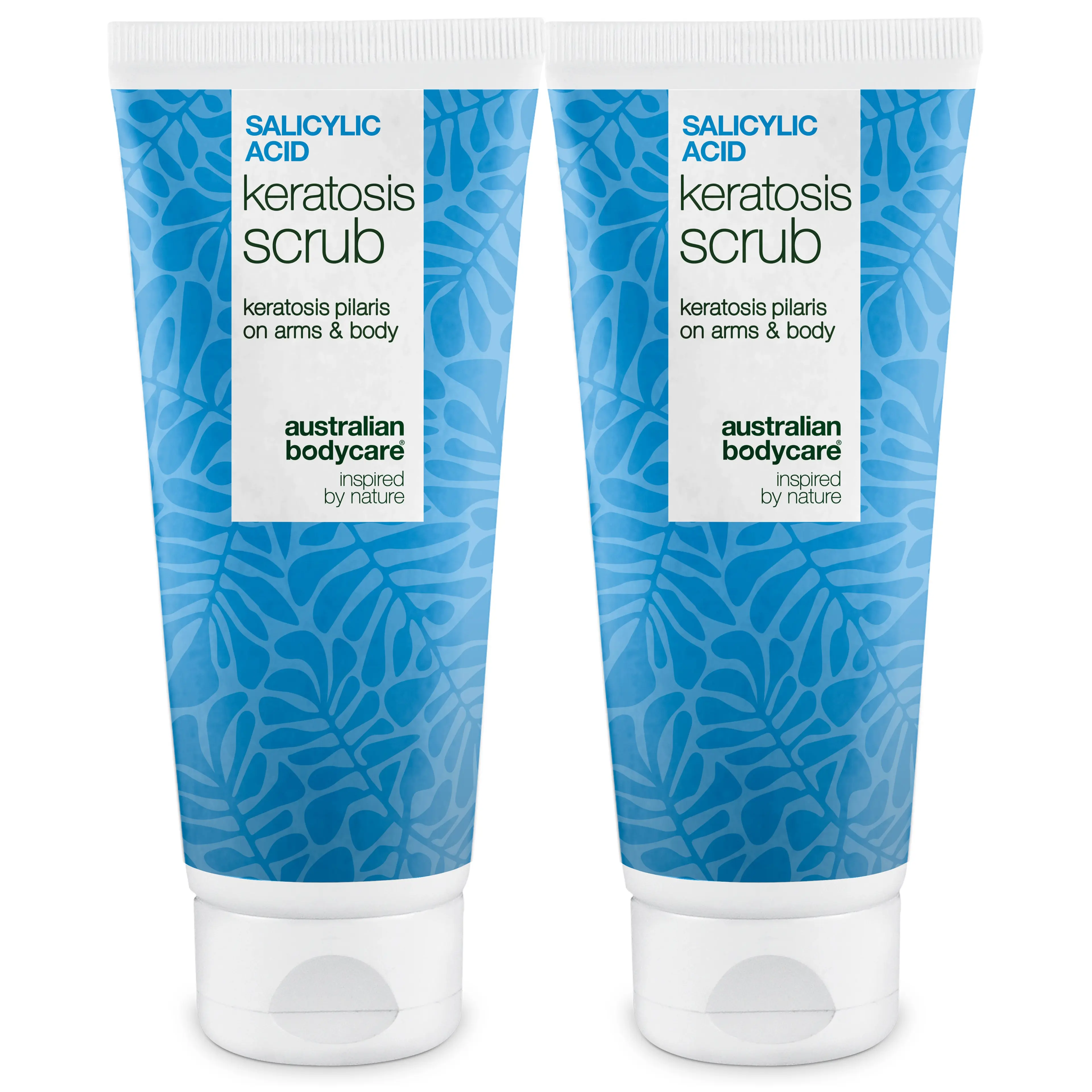 Tělový peeling Keratosis Pilaris na hrubou pokožku — Tělový peeling Keratosis Pilaris odstraňuje drsnou kůži a hrbolky. Exfoliuje s kyselina salicylová, glykolovou a glycerinem.