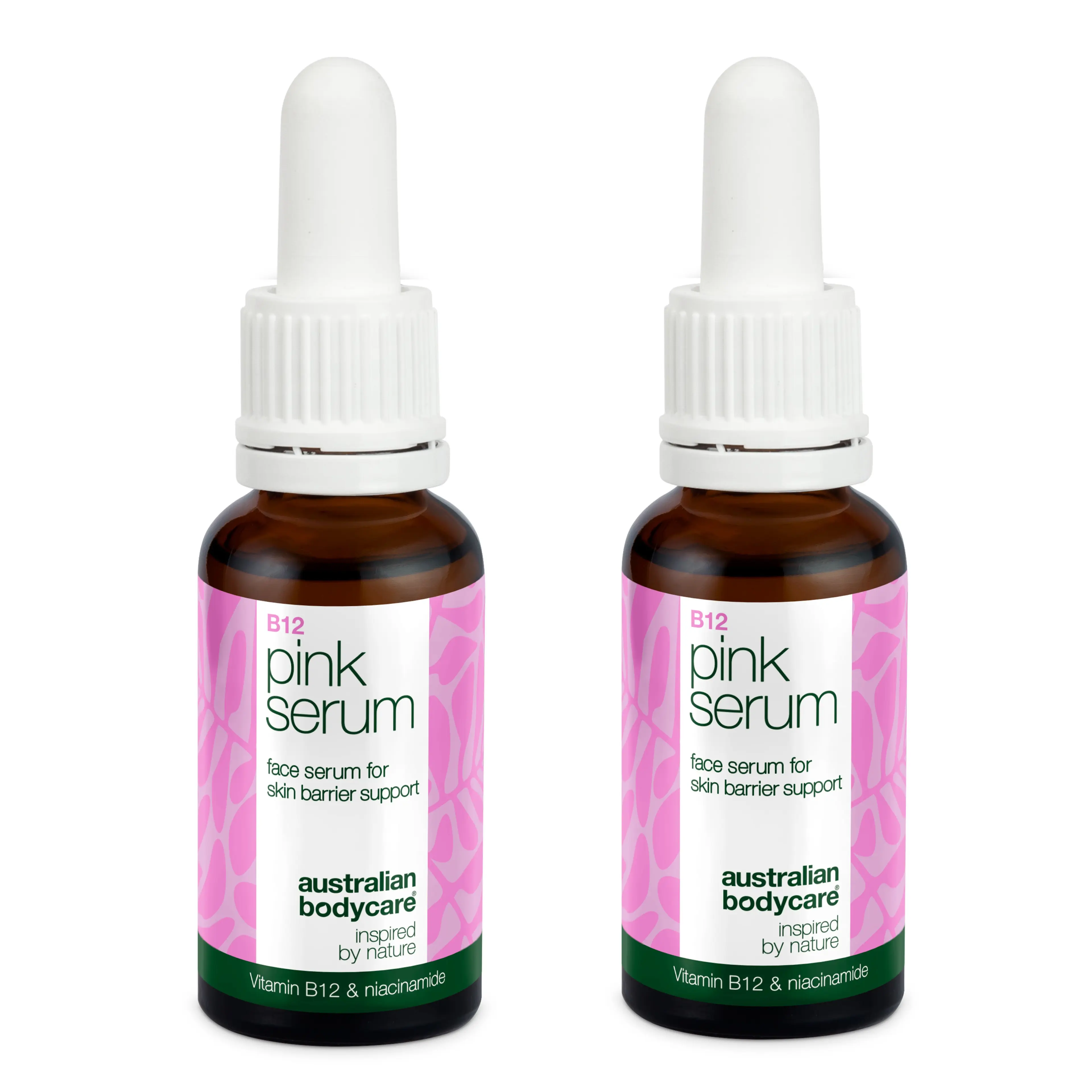 Sérum s vitamínem B12 Pink – Snižuje zarudnutí a dodává jas — Sérum B12 Pink posiluje kožní bariéru, redukuje zarudnutí a známky stárnutí. Pro jemnou a zářivou pleť.