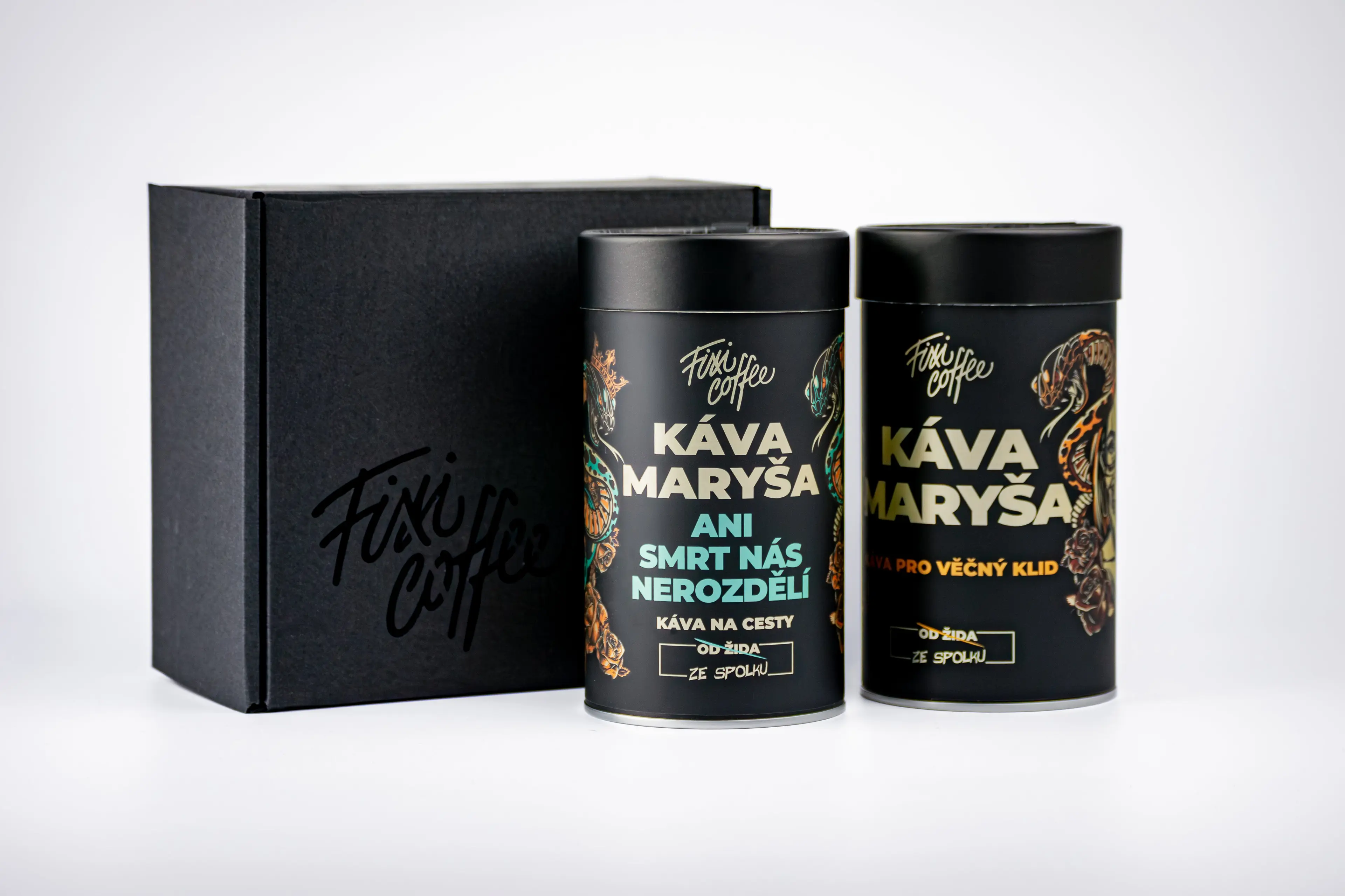 Fixi Coffee Káva Maryša – dárková sada ze spolku poprvé (2x250 g)