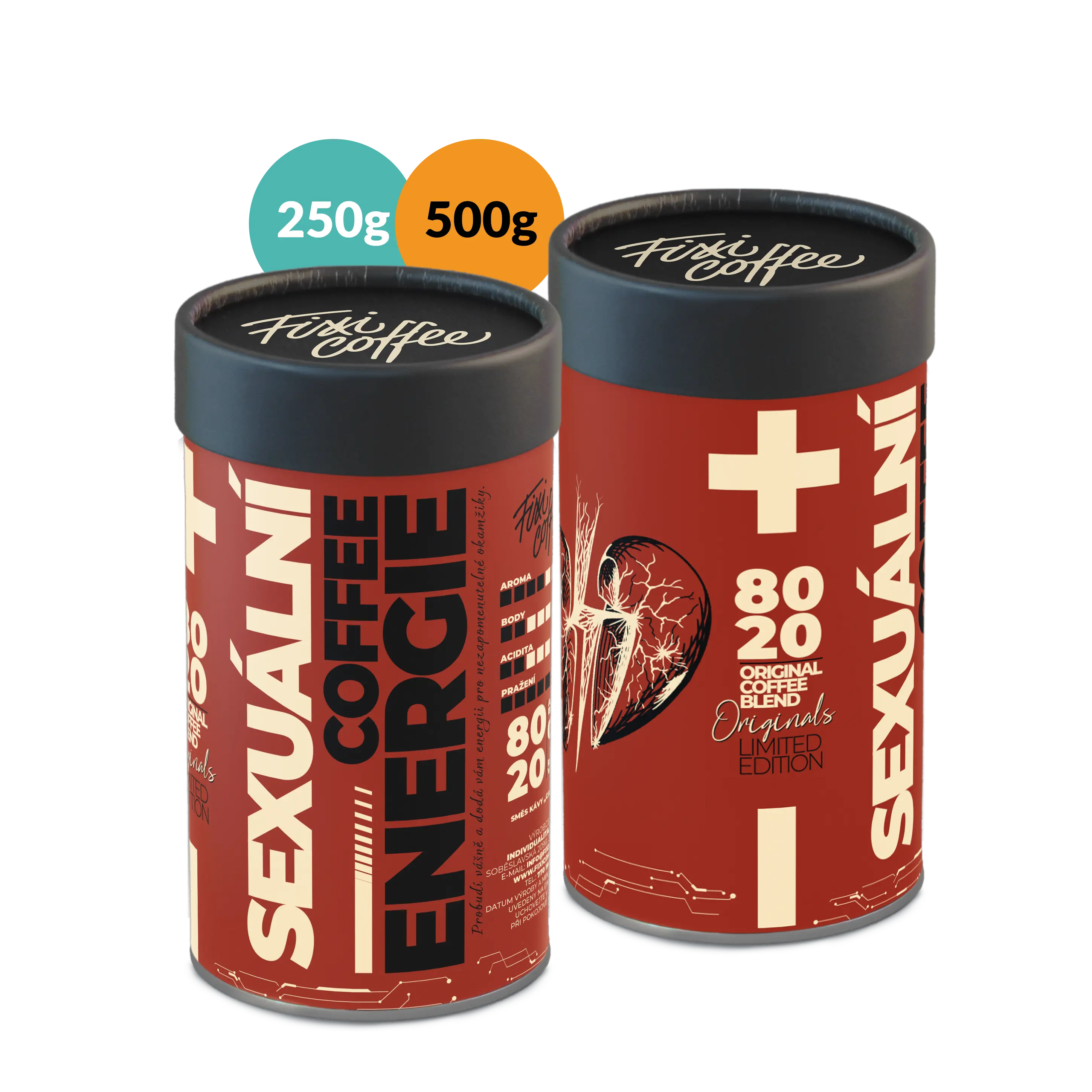 Fixi Coffee Energie – Sexuální – dárkové balení kávy