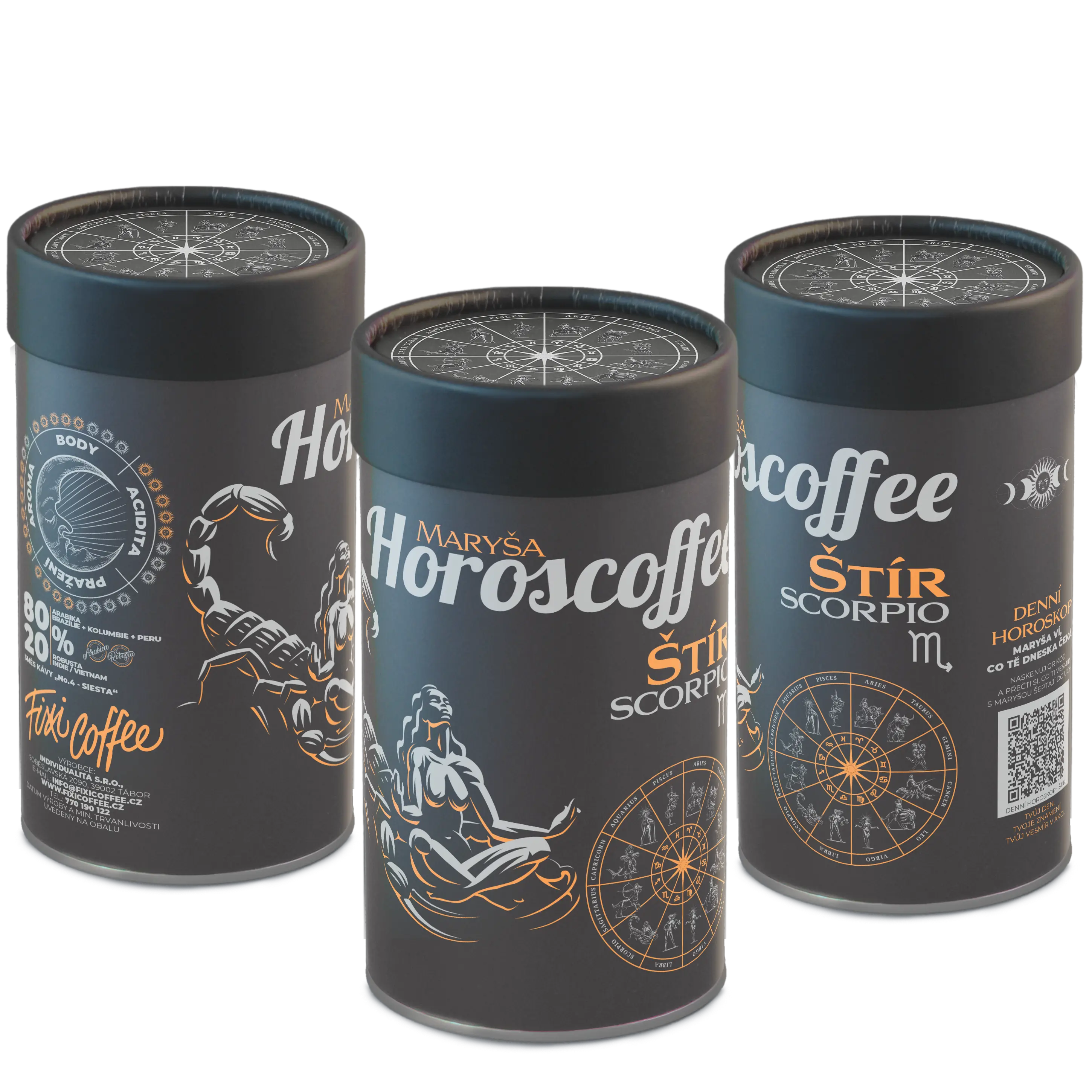 Fixi Horoscoffee – Štír – káva dle znamení horoskopu