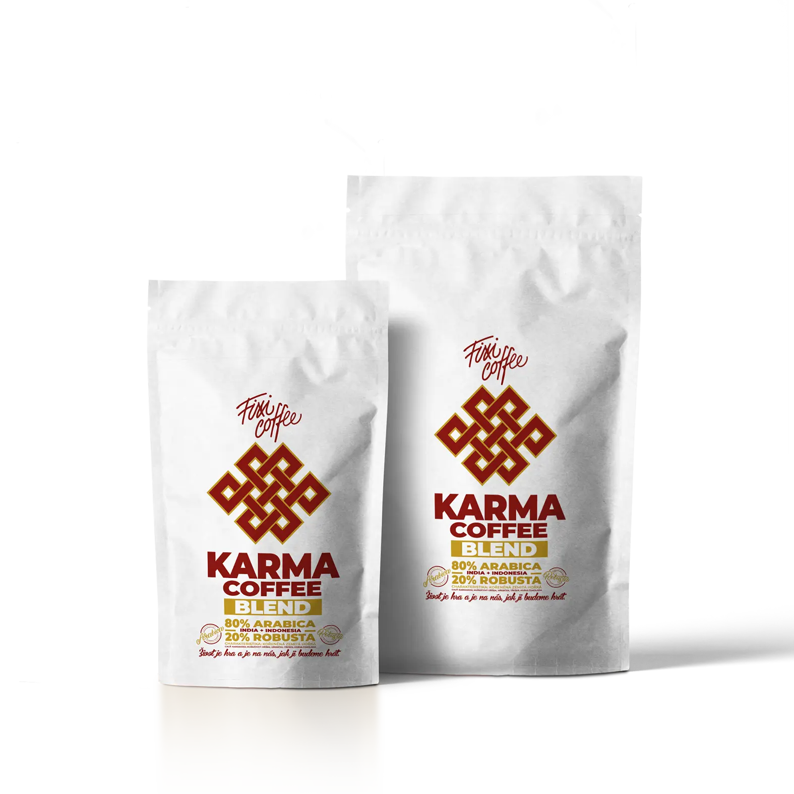 Fixi Coffee Karma ZDARMA zrnková / sáček Doypack / 100 g