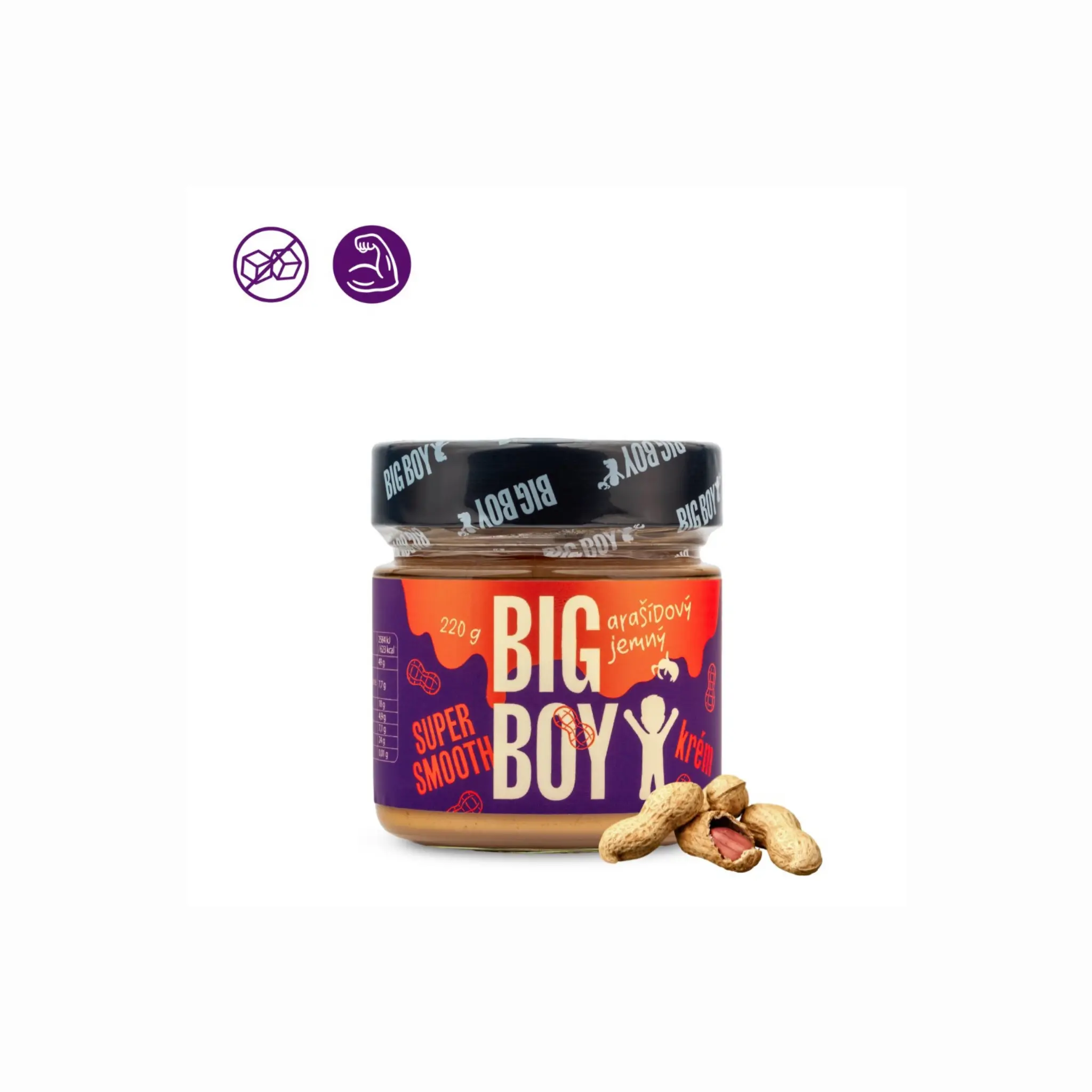 Big Boy Arašídový krém 220 g